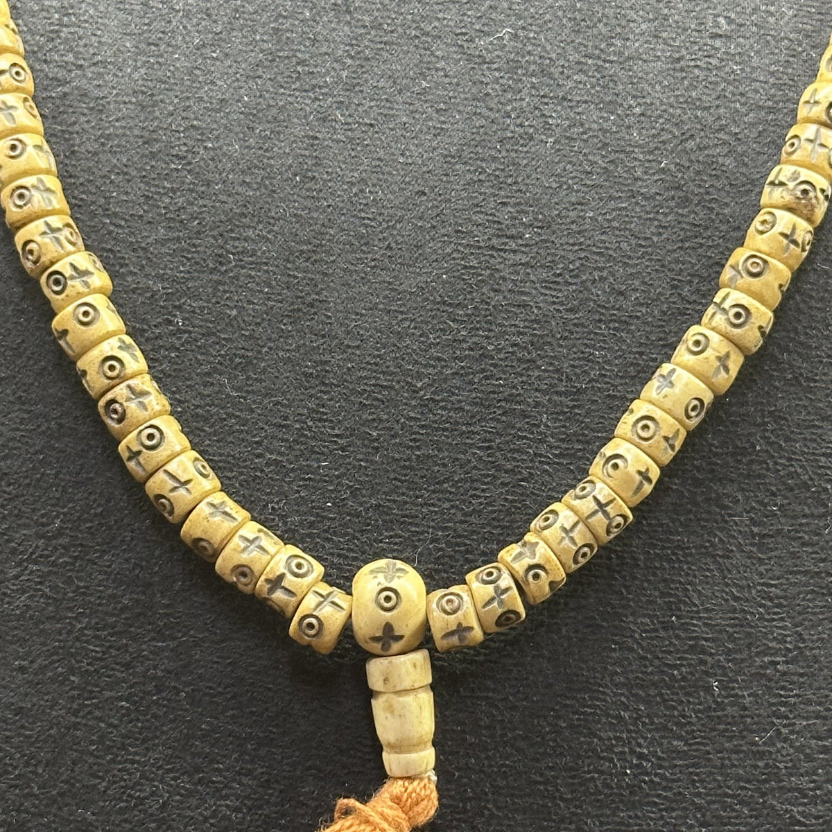 Sun & Vajra Yak Bone Mala
