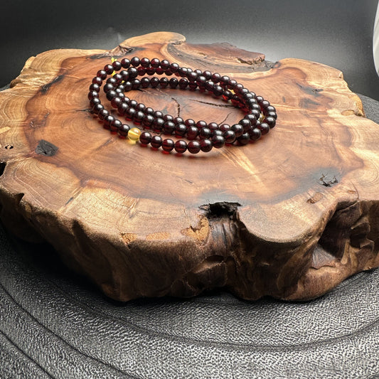 Deep Cherry Blood Amber
